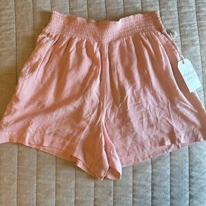 High Waist Pink Women's Shorts - NEW, size large Honolua Surf & Co